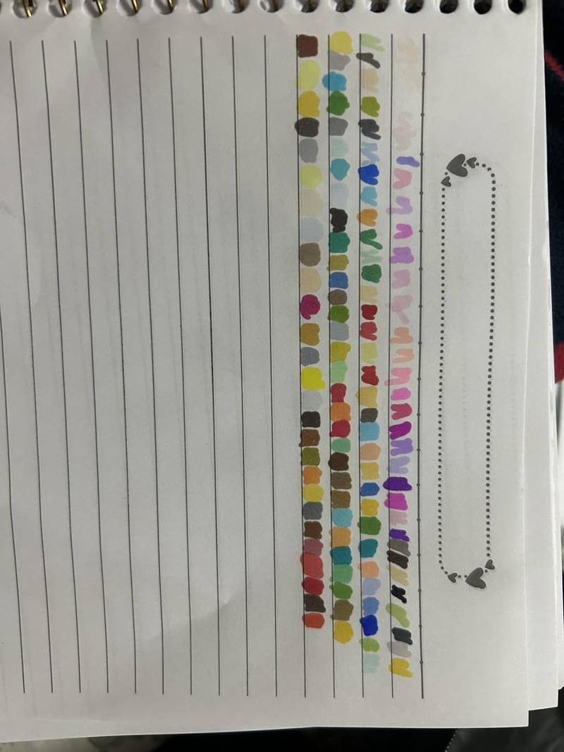 lettering com canetas